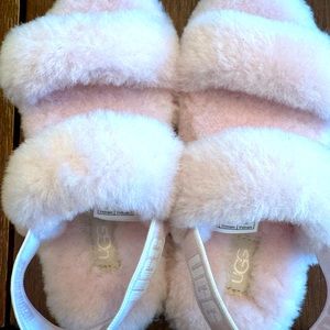UGG Pink Fur Slipper